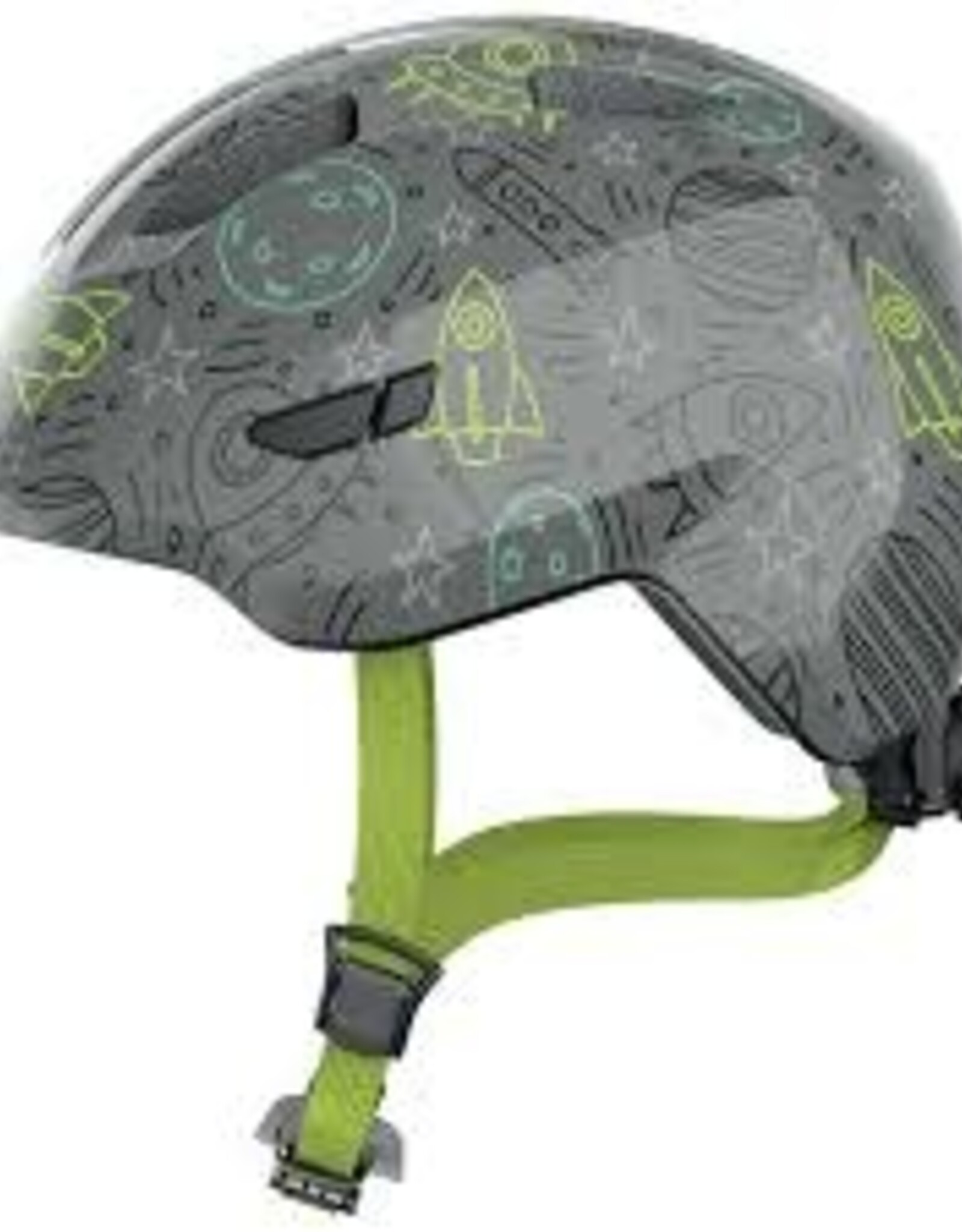 Abus, Smiley 3.0 LED, Casque, S, 45 - 50cm, Espace Gris