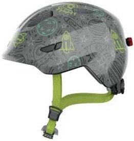 Abus, Smiley 3.0 LED, Casque, S, 45 - 50cm, Espace Gris