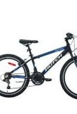 Vélo HUTCH Barracuda 24" 21 vitesses noir bleu blanc