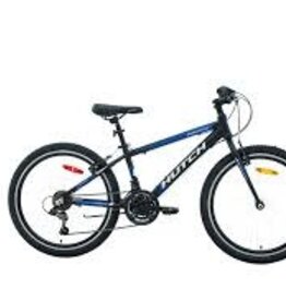 Vélo HUTCH Barracuda 24" 21 vitesses noir bleu blanc