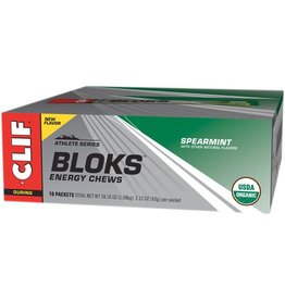 Clif Bar Clif Shot Bloks: Spearmint, Box of 18