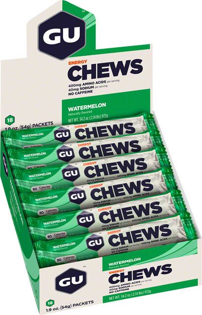 Gu GU ENERGY CHEWS WATERMELON 18 PACK