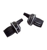 Sram SRAM MRX Comp Shifter Set 7 Speed Rear Microfriction Front, Includes Stationary Grips