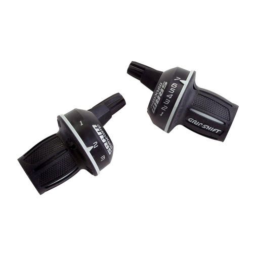 Sram SRAM MRX Comp Shifter Set 7 Speed Rear Microfriction Front, Includes Stationary Grips