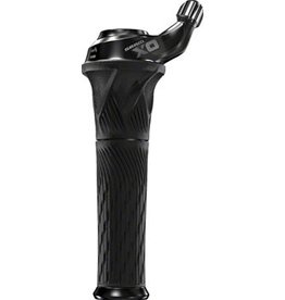 Sram SRAM X01 11-Speed Twist Shifter Black/Gray with Left and Right Locking Grips with Cable, Housing Sold Separately