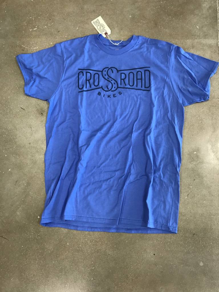 Crossroad Bikes Crossroad T-Shirt Blue