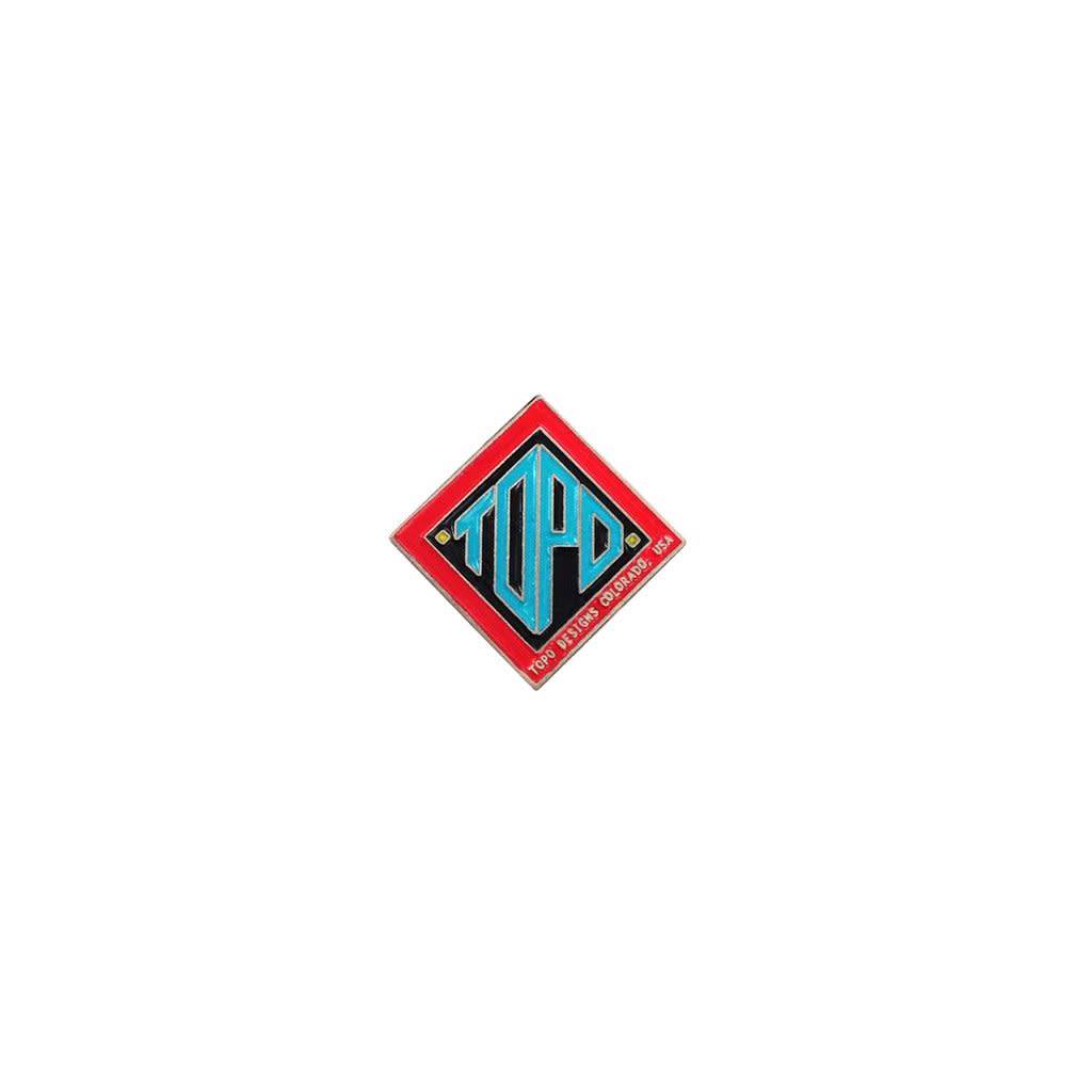 TOPO Topo Enamel Pin (Diamond Black)
