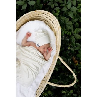 Jacqueline & Jac Natural White Beanie