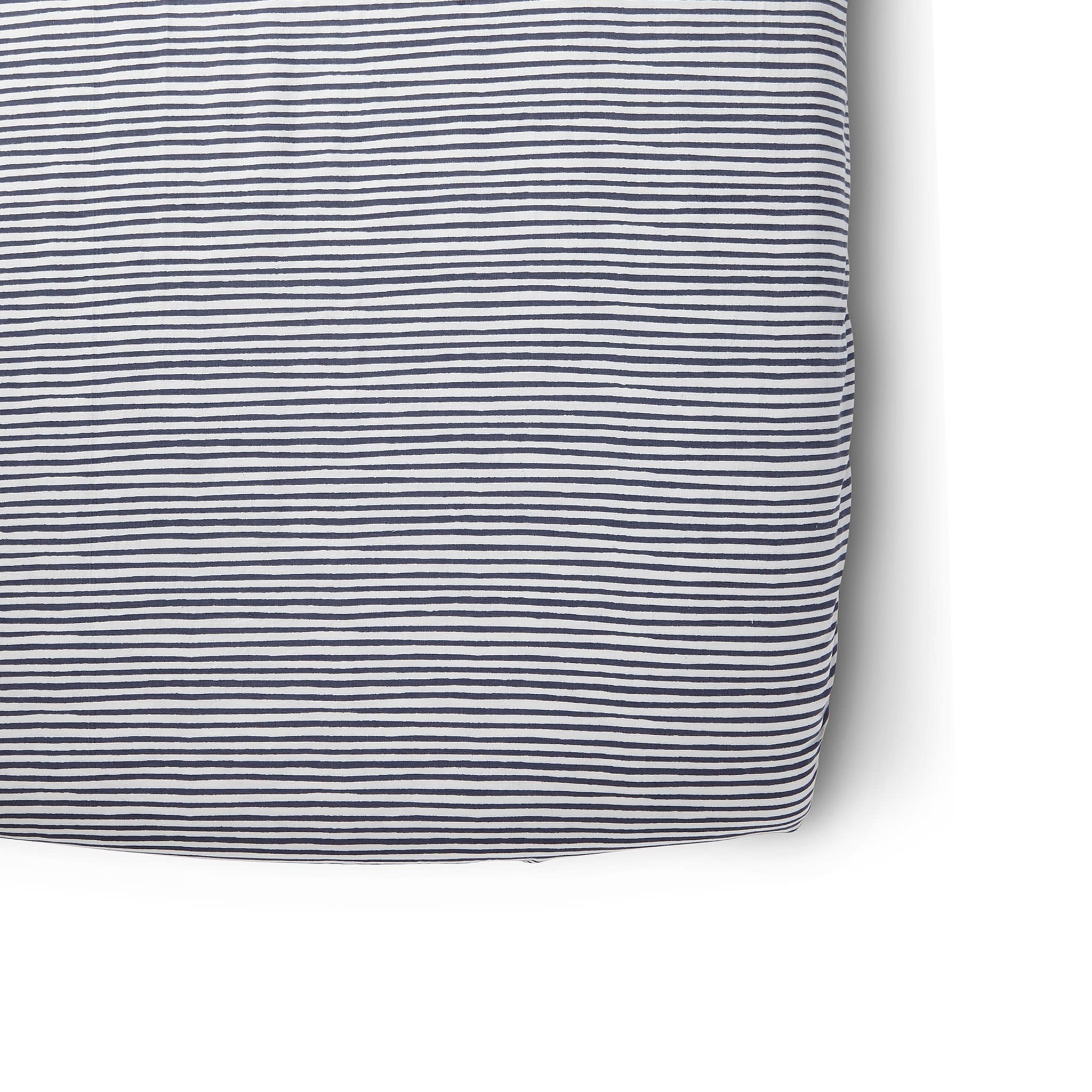 striped crib sheet