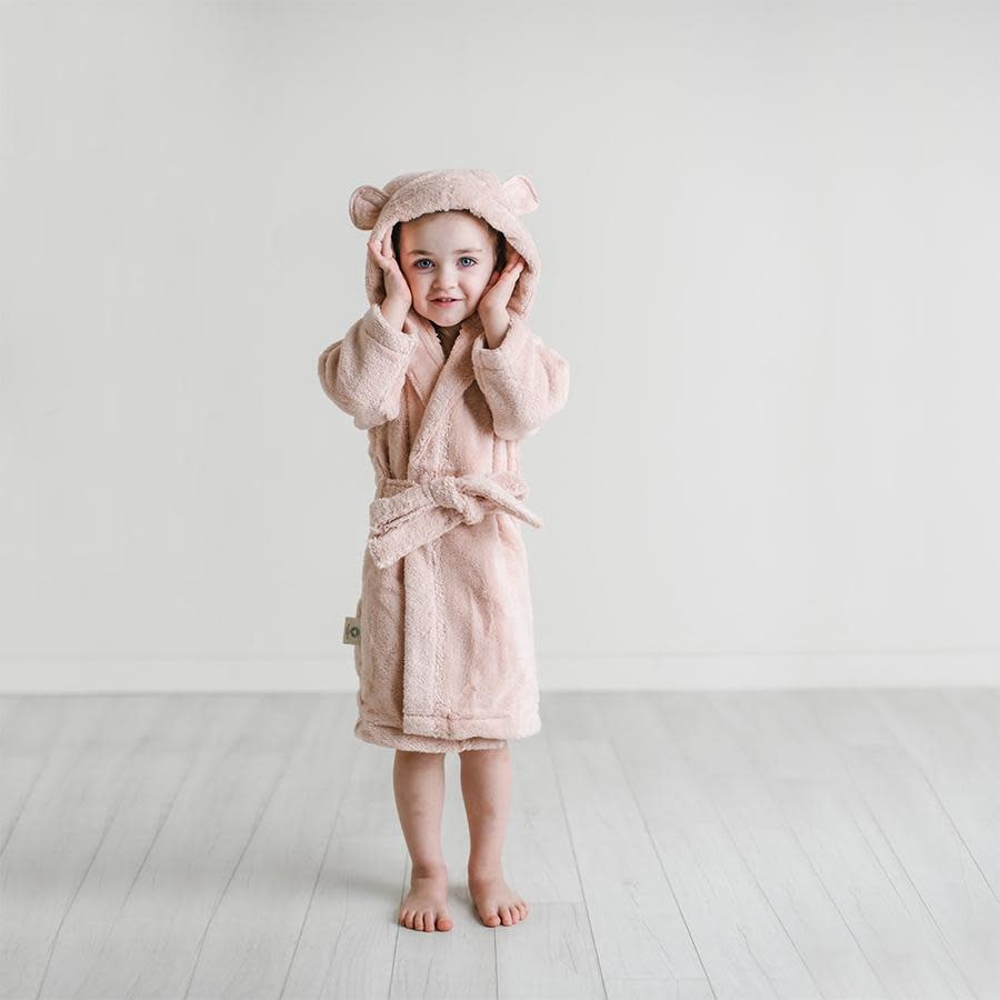 Kids Personalised 100% Cotton Bathrobe Dressing Gown - The Luxury Gown  Company