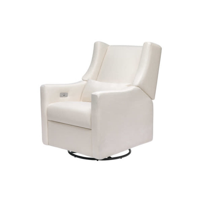 Cowhide leather single sofa rocking chair – yhomebaby
