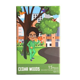 Puzzle and Bloom Cedar Woods (15 Piece Puzzle)