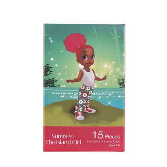 Puzzle and Bloom Summer: The Island Girl Puzzle (15 Piece Puzzle)
