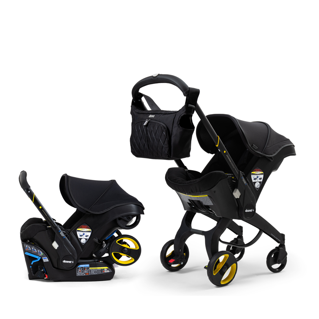 Doona Infant Car Seat + Stroller Midnight Edition HipBabyGear