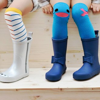 Boxbo Bowtie Navy Blue Rainboots