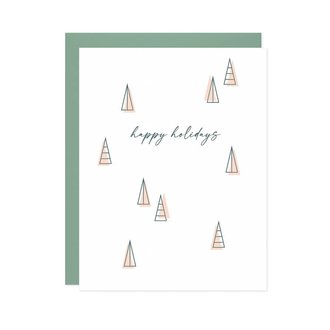 Missive Modern Trees Holiday Card