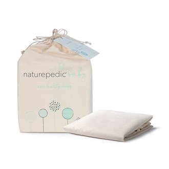Naturepedic Fitted Waterproof Oval Crib Pad