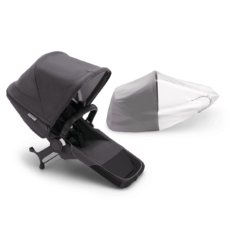 Bugaboo Donkey 5 Mineral Duo Extension- Black/Washed Black Bugaboo Donkey 5 Mineral Duo Extension- Black/Washed Black