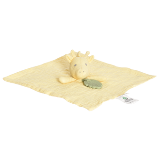 Tikiri Toys Comforter with Natural Rubber Teether- Giraffe
