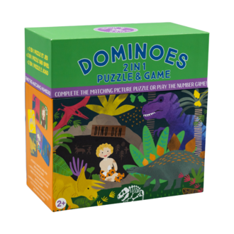 Floss and Rock Reversible Dominoes- Dinosaur