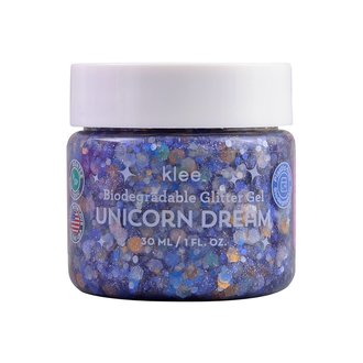 Klee Naturals Unicorn Dream - Klee Biodegradable Glitter Gel, 1 oz