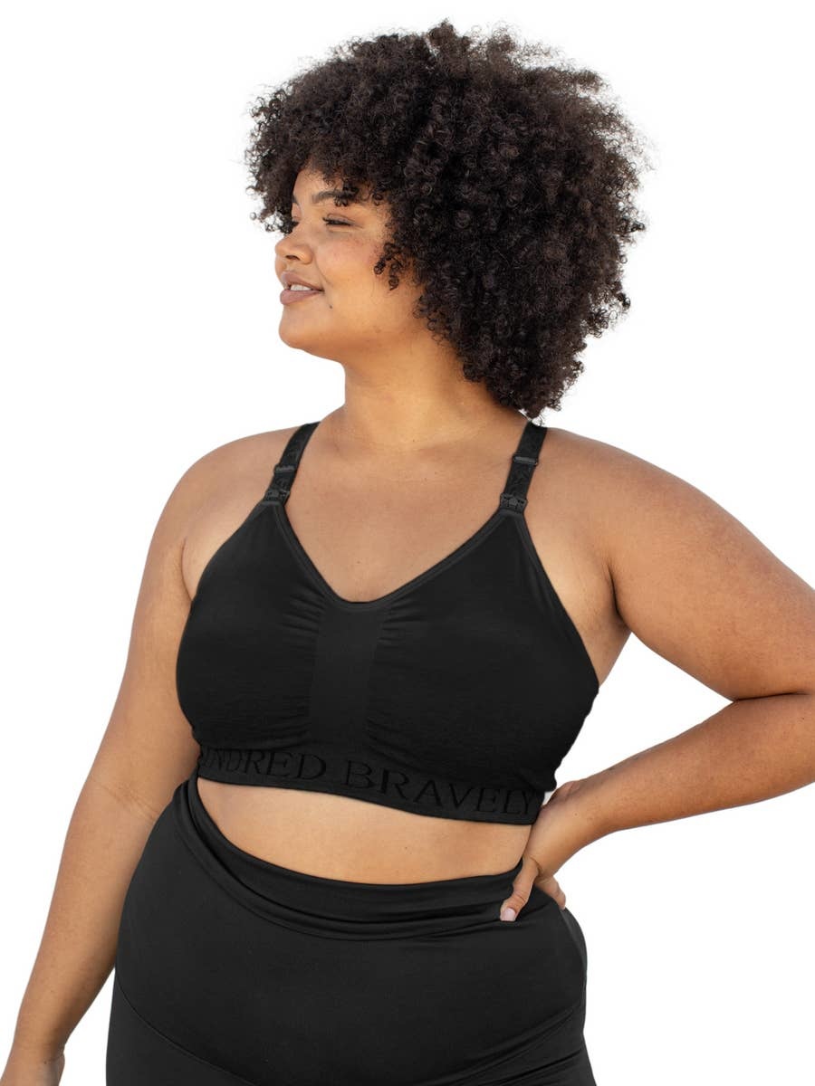 Kindred Bravely Sublime Support Low Impact Nursing & Maternity Sports Bra -  Black, Small-Busty
