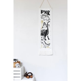 Wee Gallery Dino Canvas Growth Chart