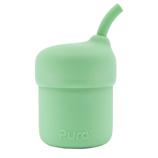 Pura Stainless Kiki 11oz Sippy Bottle - Moss