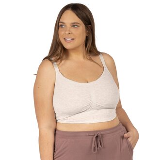 kindred by Kindred Bravely Women's Pumping + Nursing Hands Free Bra - Beige  XXL-Busty