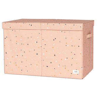 3 Sprouts Recycled Fabric Folding Chest - Clay Terrazzo