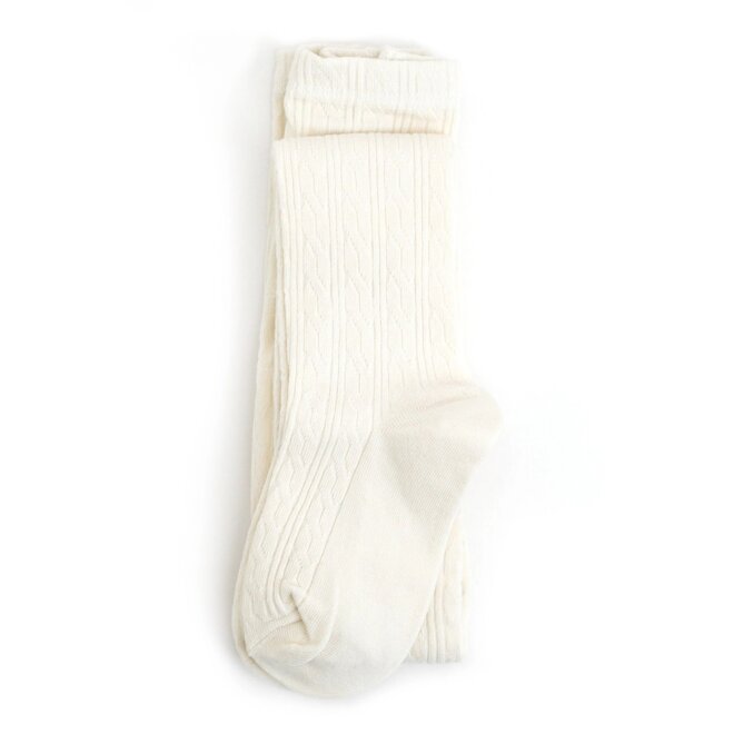 Vanilla Cable Knit Tights – Little Stocking Company