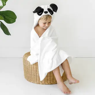 Natemia Bamboo Hooded Towel for Kids - Panda