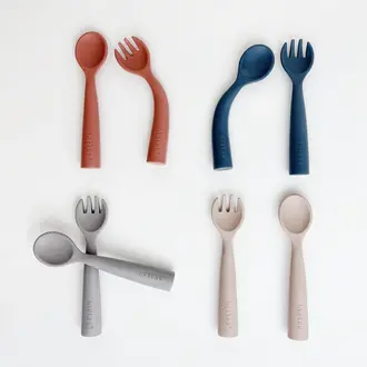 Haakaa Haakaa Bendy Silicone Cutlery Set