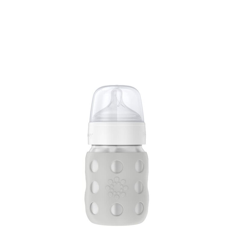 Lifefactory 8oz Stainless Steel Baby Bottle Desert Rose