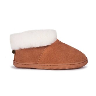 Cloud Nine Sheepskin Kid's Sheepskin Booties-  Chestnut