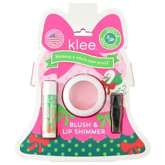 Klee Naturals Klee Kids Tinsel Dream Holiday Blush and Lip Shimmer Set
