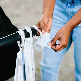 Ubbi world Ubbi On-the-Go Bag Dispenser- White