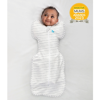 Love To Dream Swaddle Up- White Dreamer