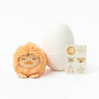 Slumberkins Dragon Egg Hatchling- Melon Platypus Floof