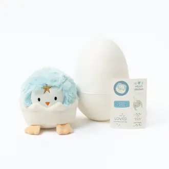 Slumberkins Dragon Egg Hatchling- Sky Peep Floof Slumberkins Dragon Egg Hatchling- Sky Peep Floof