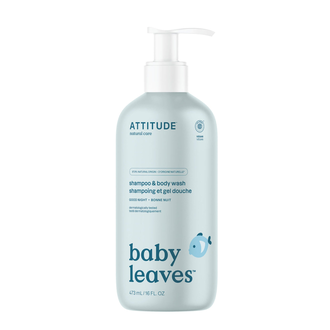 ATTITUDE Baby Leaves 2in1 Shampoo - Night - Almond Milk ATTITUDE Baby Leaves 2in1 Shampoo - Night - Almond Milk