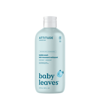 ATTITUDE Baby Leaves Bubble Wash - Night - Almond Milk ATTITUDE Baby Leaves Bubble Wash - Night - Almond Milk