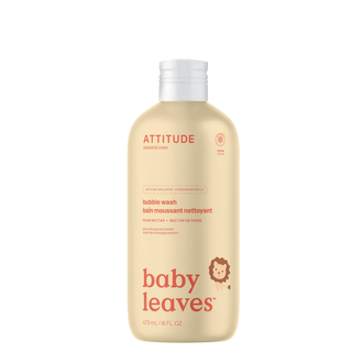ATTITUDE Baby Leaves Bubble Wash - Pear Nectar ATTITUDE Baby Leaves Bubble Wash - Pear Nectar