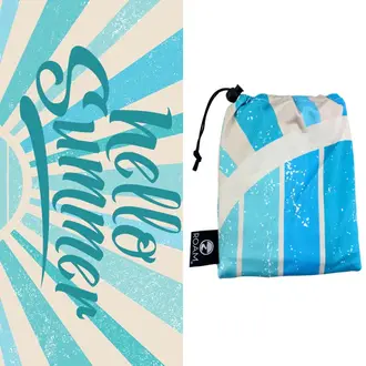 Luv Bug Sunscreen Towel Full Size- Hello Summer Luv Bug Sunscreen Towel Full Size- Hello Summer
