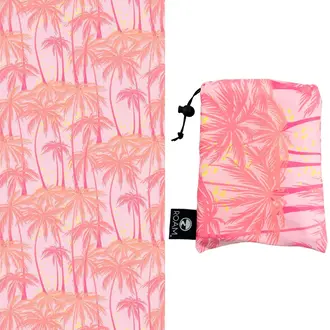 Luv Bug Sunscreen Towel Full Size- Pink Palms