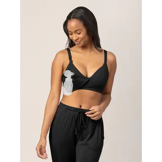 Kindred Bravely Sublime Contour Hands-Free Pumping & Nursing  Bra- Black