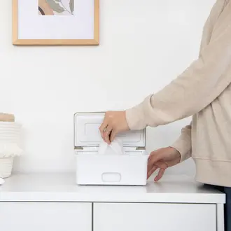 Ubbi world Wipes Dispenser- Taupe