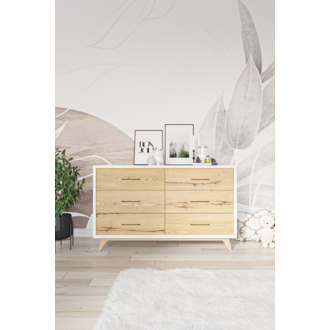 Romina Furniture Romina Uptown Double Dresser Romina Furniture Romina Uptown Double Dresser