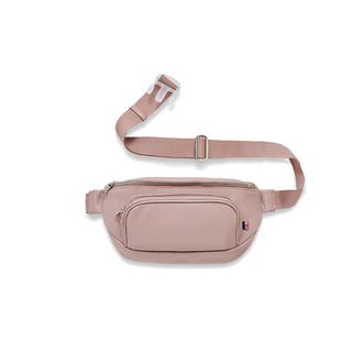 Kibou Kibou Diaper Belt Bag-Blush Vegan Leather