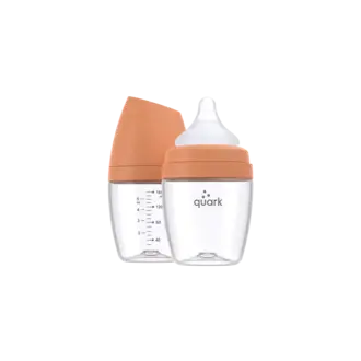 Quark Baby Buubibottle Mini Hybrid Feeding Bottle 1- Camel